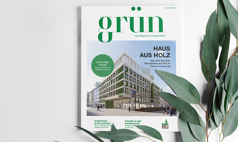 Magazintitelbild Grün