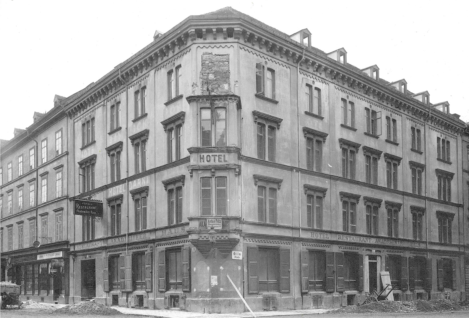 Akademikerhaus um 1915.2